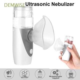 demwise home ultrasónico nebulizador de viaje respirador inhalador portátil comprimido atomizador aliviar la tos de mano recargable cuidado del bebé malla (1)