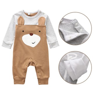 Mameluco de bebé recién nacido para niños niñas peleles de algodón de manga larga Animal ropa de bebé bebé pijamas ropa interior (2)