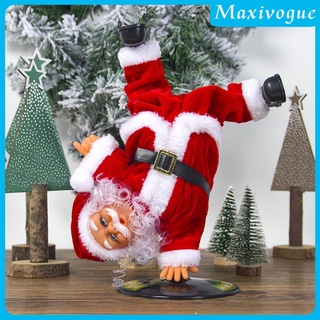 [caliente!] Juguete de peluche eléctrico de navidad de navidad/juguete giratorio invertido/decoración de baile