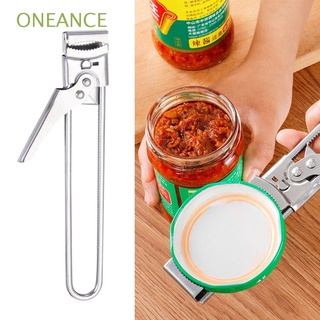 ONEANCE Household Can Bottle Opener Manual Kitchen Accessories Jar Opener Non-slip Professional Gadgets Stainless Steel Adjustable Lids Remover