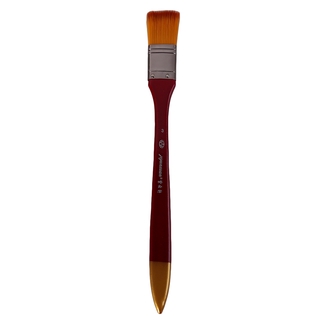 cepillos planos de nailon para el cabello/pincel acrílico para pintura al óleo/artículos de arte (8)