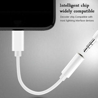 Adaptador lightning a 3.5mm para iPhone adaptador de Audio convertidor auriculares auriculares Y8Z7 (4)