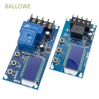BALLOWE Durable Charger Time Switch 10A 30A Control Module Overcharge Protection LCD Display Battery Capacity Battery Charging Protection Board 6-60V Control Switch Voltage Regulator