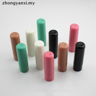 [Zhongyanxi] botella de bálsamo labial casero de plástico de 4 g, 5 ml, vacía, hecha a mano, tubo de lápiz labial, botellas de tubo de lápiz labial