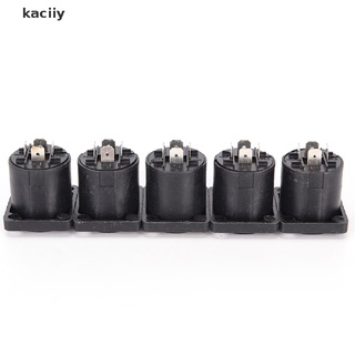 kaciiy 10x speakon 4 pines hembra jack compatible con cable de audio conector de enchufe venta caliente cl