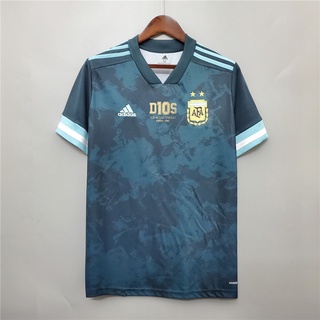 2020 argentina fuera maradona #10 edición conmemorativa retro camiseta de fútbol