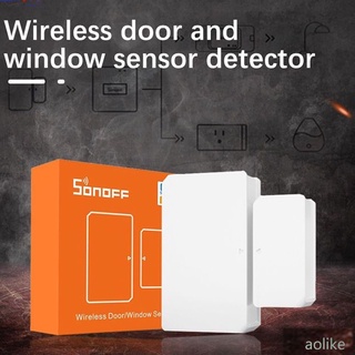 aolike sonoff snzb-04 zigbee - detector inalámbrico para puerta y ventana, detector de alerta on/ off vía ewelink app smart home securit aolike
