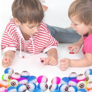 30 mm niños divertido juguete mixto bola animosa elástica bola de ojos juguete bola de goma