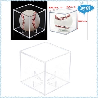 Pre O De actividad cubierta Transparente a prueba De polvo con soporte Para almacenamiento De Cubos De béisbol