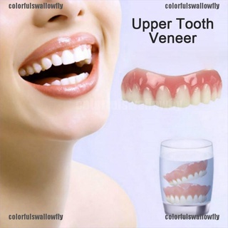 Colorfulswallowfly Perfect Smile Upper Veneer In Stock Whitening Tooth Care False Teeth Denture CSF