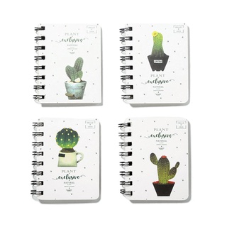 Stat lindo Cactus diario suministros de oficina planificador espiral cuaderno diario bloc de notas