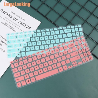 Largelooking* pulgadas portátil teclado cubierta Protector de piel para Asus S15 S5300U