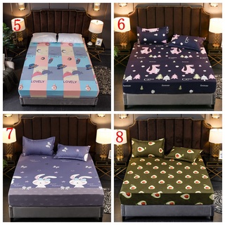 sábana bajera ajustable impermeable para cama individual/queen/king size sábana bajera ajustable tamaño de cama sábana elástica (3)