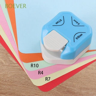 BOEVER Craft Corner Punch Cutter paper punch hole punch Scrapbooking paper crimper Rounder DIY Projects 3 In 1 Card Corner rounder/Multicolor