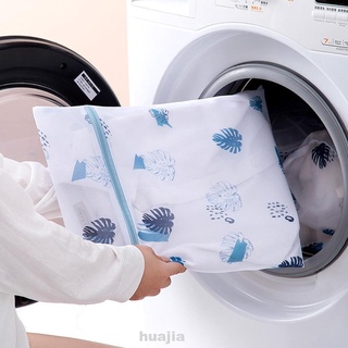 5 unids/set reutilizable fácil de limpiar cierre de cremallera para lavadora de varios tamaños lindo impresión de malla bolsa de lavandería (5)