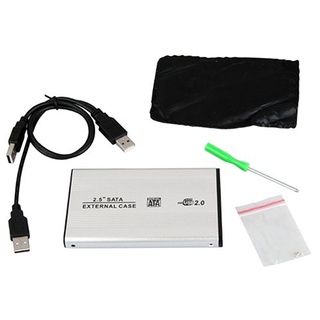shanhaoma Portable USB 2.0 SATA Case 2.5 Inch Mobile External Hard Disk Drive HDD Enclosure