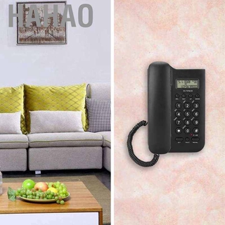 hahao kx-t076 teléfono con cable de escritorio de la pared del teléfono de la identificación de la llamada de teléfono fijo oficina en casa hotel