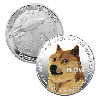 moneda conmemorativa shiba inu doge moneda color tridimensional alivio medallón chapado en oro plata metal insignia virtual moneda sheek (5)