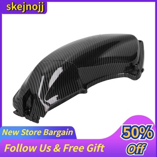 Skejnojj - cubierta de filtro de aire para motocicleta, estilo de fibra de carbono, compatible con Yamaha NMAX125/NMAX150/NMAX155 2016-2019 (1)