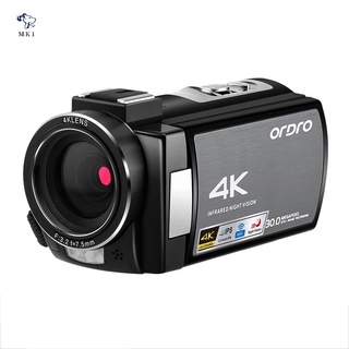 cámara ordro de video hd 4k/ae8 ips con imagen electrónica