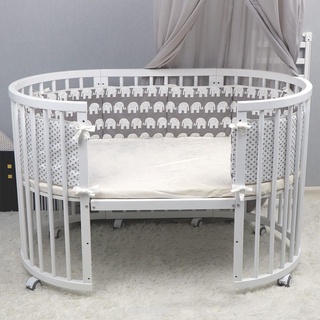Dormitorio cómodo niños recién nacidos bebé decoración del hogar cuna Protector (1)