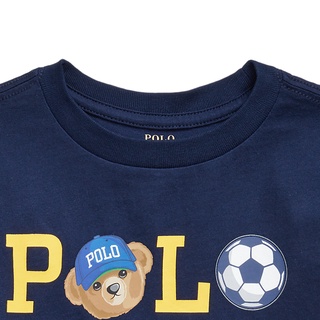 Ralph Lauren / Ralph Lauren Boys Polo bear cotton plain T-shirt rl35034 (3)