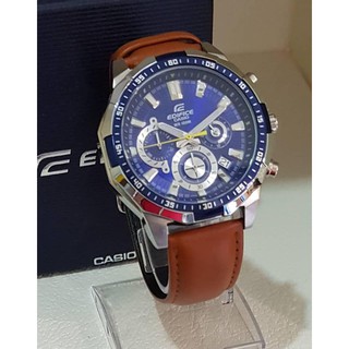 Men Fashion Casio_Edifice_EFR554 Stainless Steel Date Display Men Wrist Watch