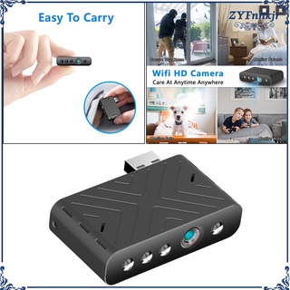 mini cámara espía portátil 1080p cam para niñera coche oficina hogar encubierta seguridad