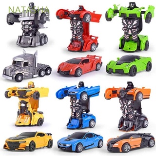 Robot robot De juguete Automático transformable De coche/deformación/regalo De navidad