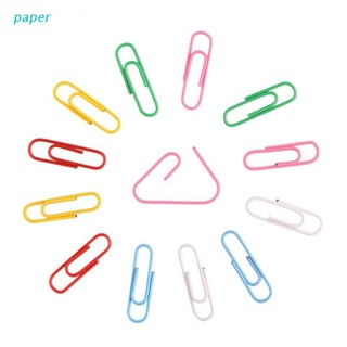 papel 10box/set mini metal color caramelo clips de papel marcadores foto carta carpeta clip papelería escuela suministros de oficina