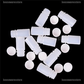 [houseware] 10X 10ml Plastic Reagent Bottles Medicine Sample Vials Liquid Holder Useful Tool