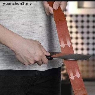 Zhen correa de cuero barbero navaja de afeitar plegable cuchillos afilador cinturón.