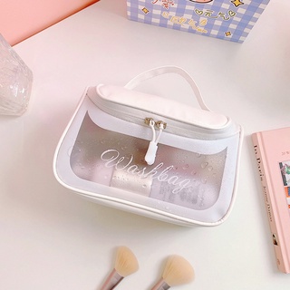 Jamjam TPU bolsa de cosméticos impermeable viaje portátil lavado maquillaje bolsa organizador (8)