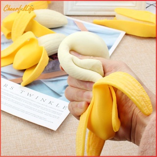 ❀Cheer_New*Lindo Peeling Banana juguetes alivio del estrés juguetes alivio del estrés descomprimir juguete de los niños ❀