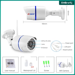 New UK-Plug IP Camera HD 1080P Wireless Security Outdoor Night Vision Camera