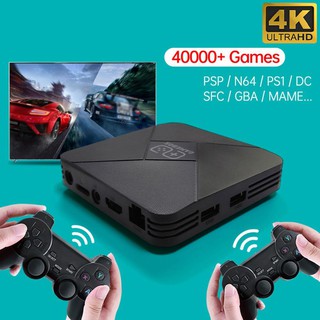 GAMEBOX TV G5 Super X console 40000+ retro classic game TV box video player for PS1 PSP