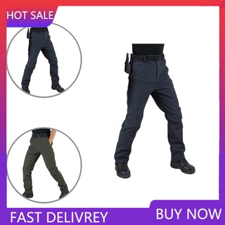 Ty/pantalones largos largos casuales gruesos con cremallera y bolsillos Para caminar/pantalones Cargo