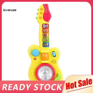 /LO/ Mini guitarra electrónica de dibujos animados instrumento Musical para niños juguete educativo
