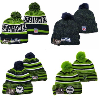 original nfl beanies verde negro seahawks seatle beanie sombrero viernes roupa bonnie woolen de punto s invierno caliente topi viaje gorra de esquí u0908