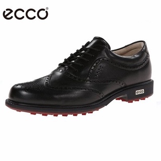 Ecco Zapatos De golf De Los Hombres Impermeables Zapatillas De Deporte De Cuero Fijo Uñas Clásicas Mixtas Serie Al Aire Libre casual Moda Negro 39-44 (1)