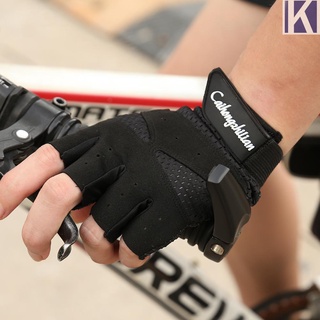 (momodin) guantes de medio dedo antideslizantes para ciclismo, transpirables, deportivos, fitness