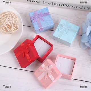 <yuwan> 10 unids/set organizador de joyas caja de regalo collar pendientes anillo caja de embalaje de papel