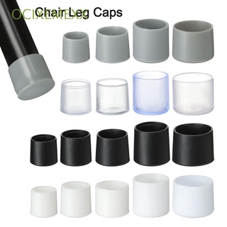 OCIXEMEXX 10pcs/set New Furniture Feet Socks Silicone Pads Chair Leg Caps Floor Protectors Table Round Bottom Cups Non-Slip Covers Plastic Pipe Cover/Multicolor