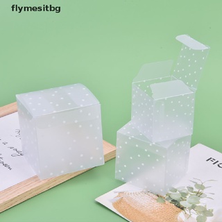 FYBG 10pcs Transparent Candy Box PVC Square Boxes Chocolate Snacks Sweet Gift Box . (7)