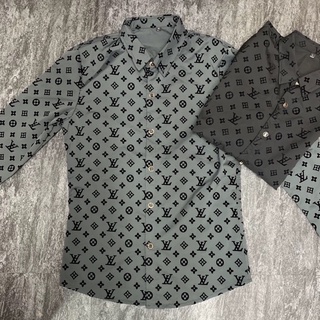 ¡ Listo Stock ! Louis Vuitton V-Cuello Cómodo Moda Botón Camisas Blusa