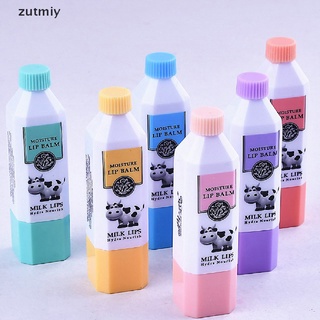 [zuy] leche hidratante bálsamo labial lápiz labial protector de labios anti-seco cuidado de labios dulce sabor fxz