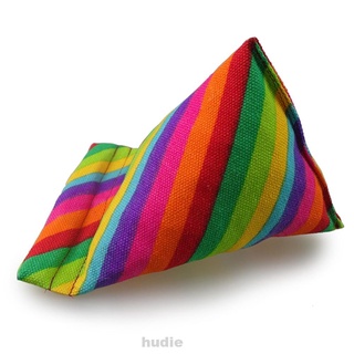 Soporte universal para almohadas de lona multifunción para lectura de oficina en casa, diseño de arco iris