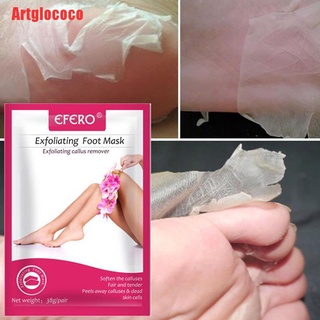 COCO 1Pair Exfoliating Foot Pedicure Socks Remove Callus Dead Skin Heel Care Peeling (3)