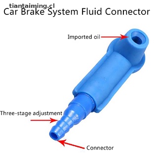 [tiantaiming] kit de conector de líquido del sistema de freno de coche drenado de aceite herramienta de intercambio rápido [cl]