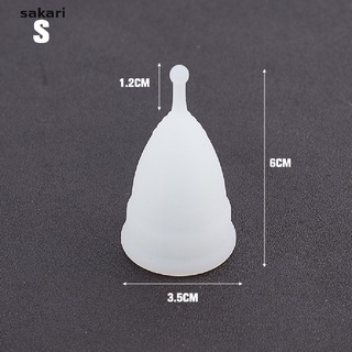 [sakari] copa de silicona reutilizable para dama menstrual, coleccionista de mujeres menstruales, copa menstrual [sakari]